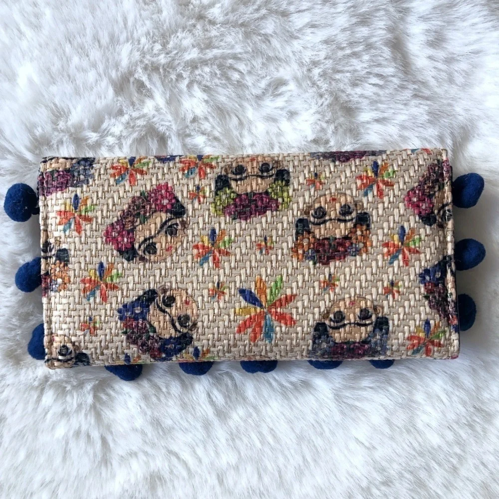 Frida Khalo Cartoon Long Wallet